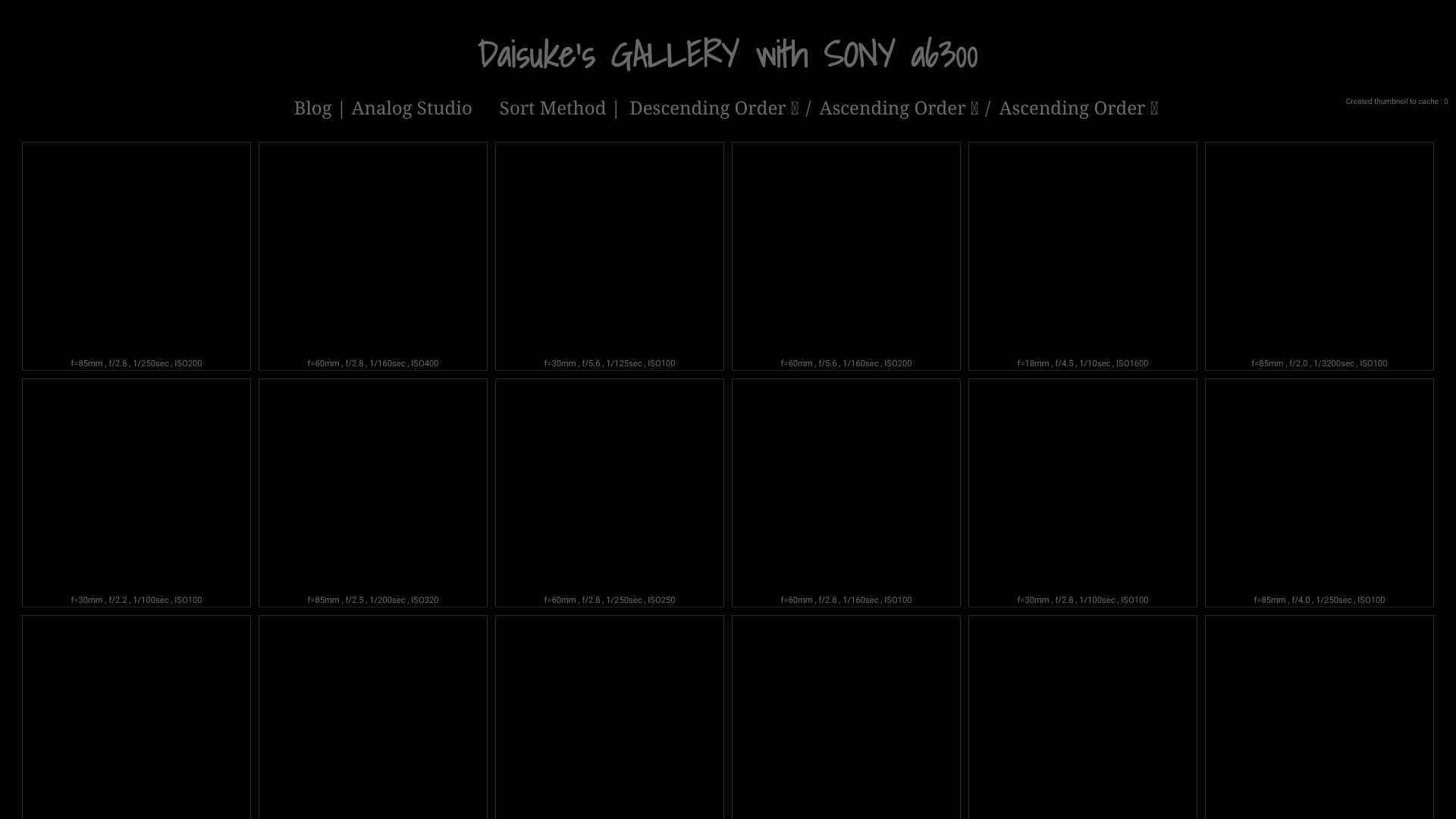The featured image of Daisuke's GALLERY with SONY a6300