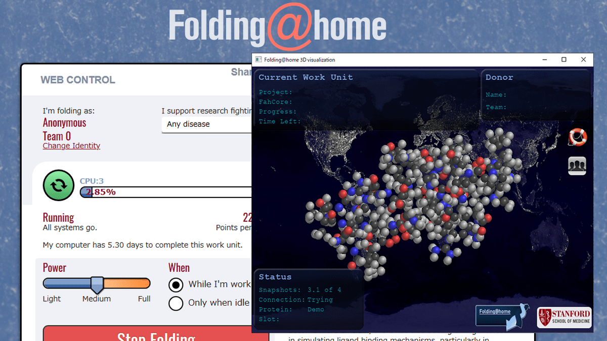 The featured image of 新型コロナウイルスの解析を自分のPCの計算リソースを使って手助けできる「Folding@home」「BOINC」レビュー
